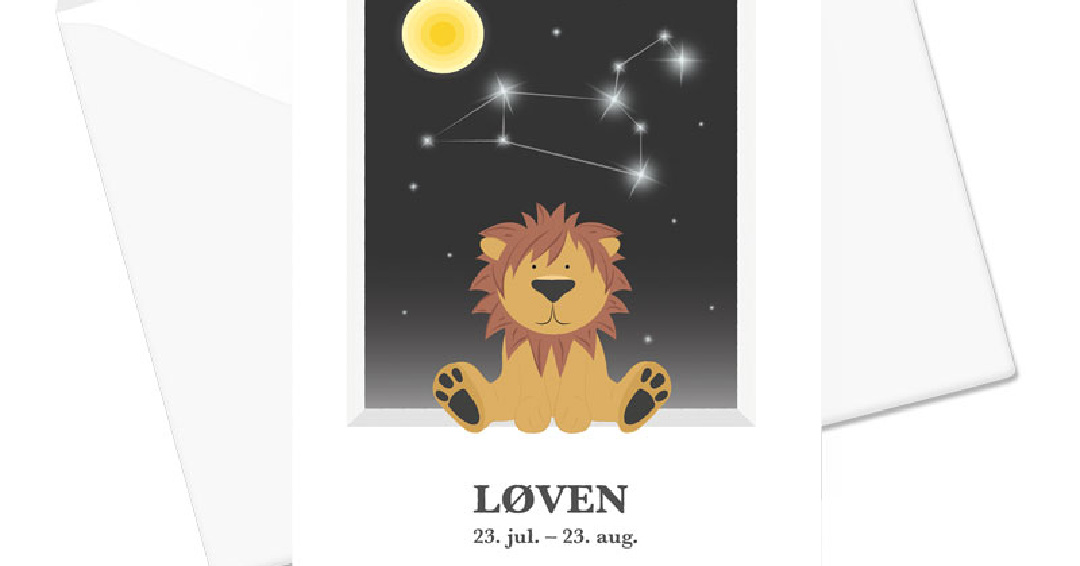 Kort med stjernetegn