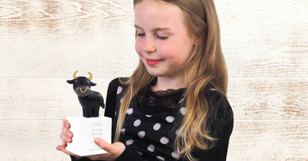 Sparebøsse med stjernetegn og navn