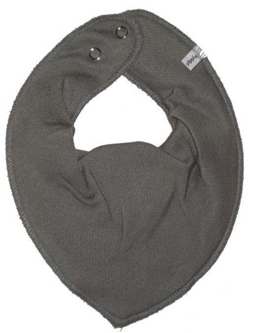 1 stk. Savlesmæk bandana-Vælg farve-med/uden navn Grey -155