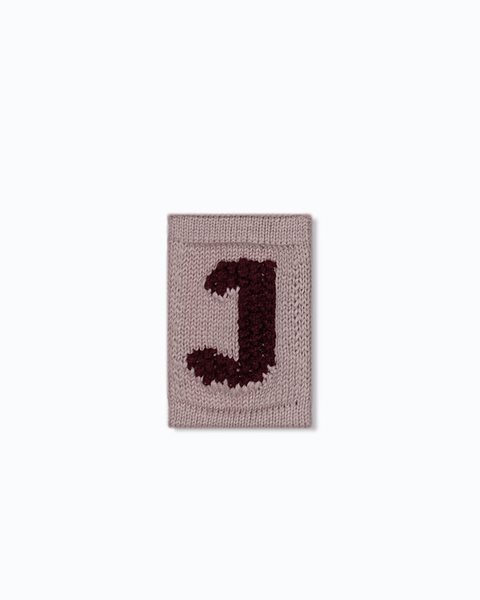 Bogstaver i strik fra Smallstuff J - Rose