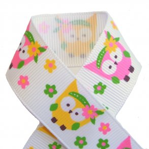 Grosgrainbnd - Ugler