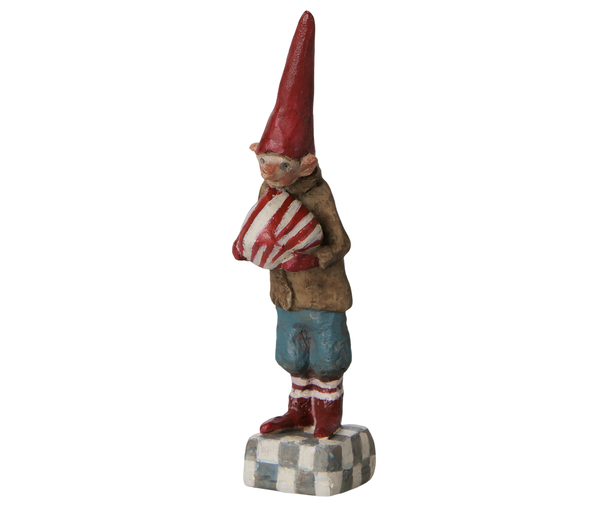 Maileg Petit No�l No. 26 - Nisse med stribet bolsje, 13 cm