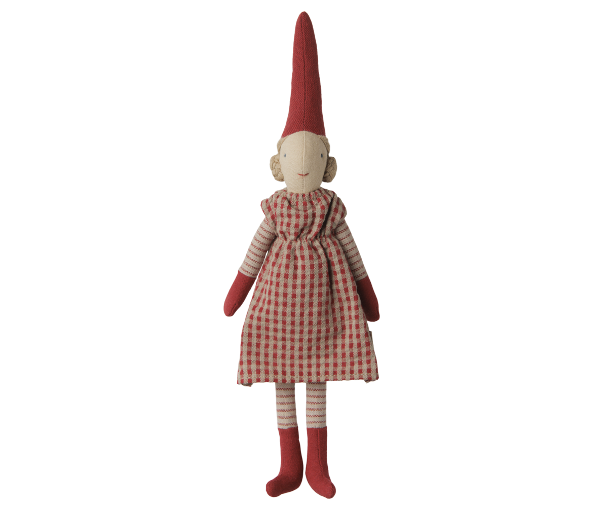 Pixy Wichtelm�dchen von Maileg, Gr��e 1 - Rotes Kleid