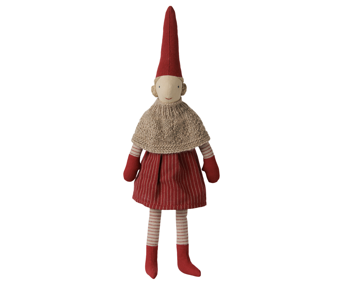 Pixy Wichtelm�dchen von Maileg, Gr��e 2 - Strickcape und Rock