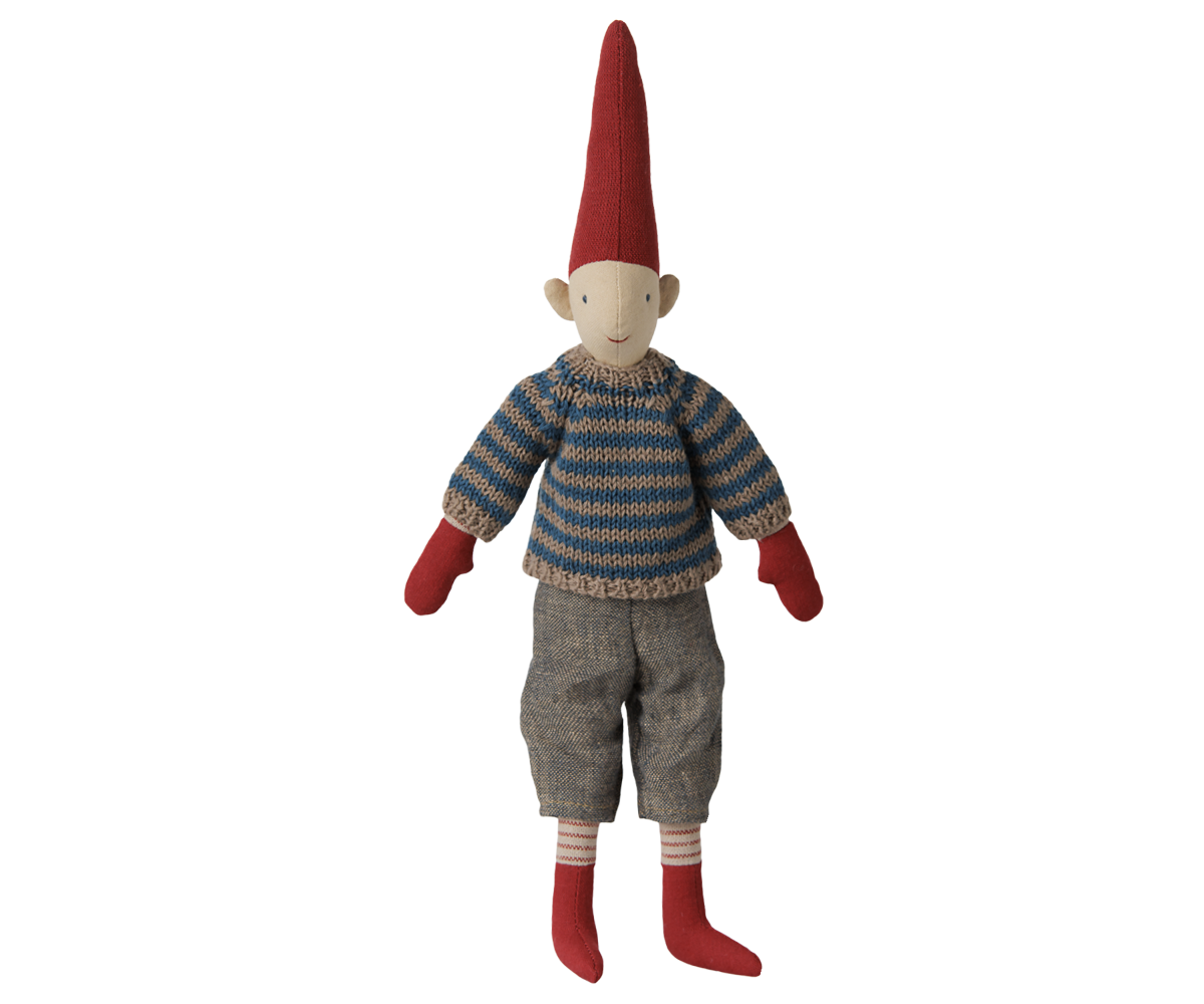 Pixy Wichteljunge von Maileg, Gr��e 2 - Gestreifter Strickpullover