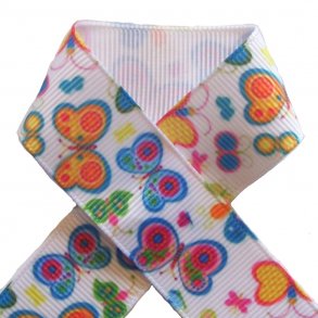 Grosgrainbnd - Sommerfugle