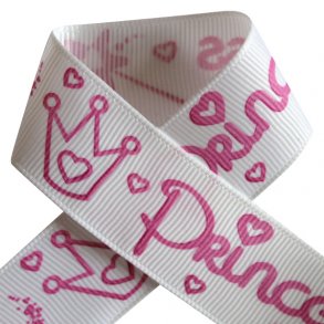 Grosgrainbnd - Prinsesse Pink