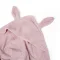 Babyh�ndkl�de med h�tte og kanin�rer - med/uden navn - Rosa