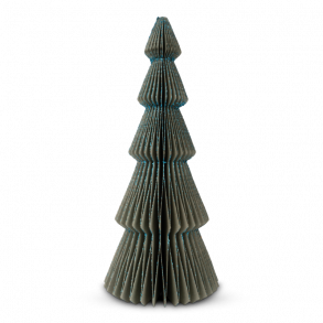 Stort smukt juletr i genbrugspapir - Tapestry - 21,5 cm