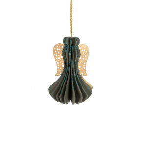 Engel  i genbrugspapir - Tapestry - 7,5 cm