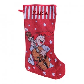 Bramming julesok-nisse og kontrabas-med/uden navn