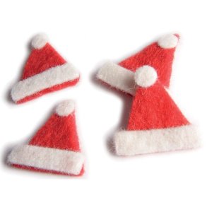 4 stk Filtede nissehuer