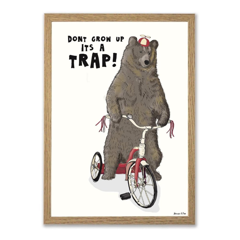 Plakat A3 - DONT GROW UP ITS A TRAP