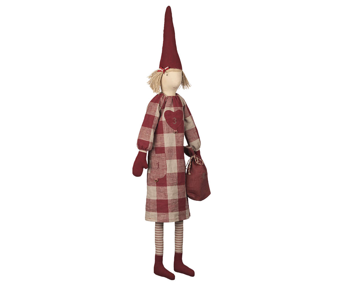 Advenventskalendernisse, Pige, Maileg - 107 cm