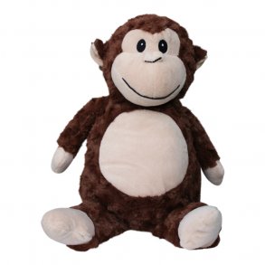 Brun abe - bamse med/uden navn