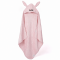Babyh�ndkl�de med h�tte og kanin�rer - med/uden navn - Rosa