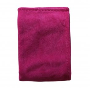 Babytppe - med/uden navn - Mrk cerise