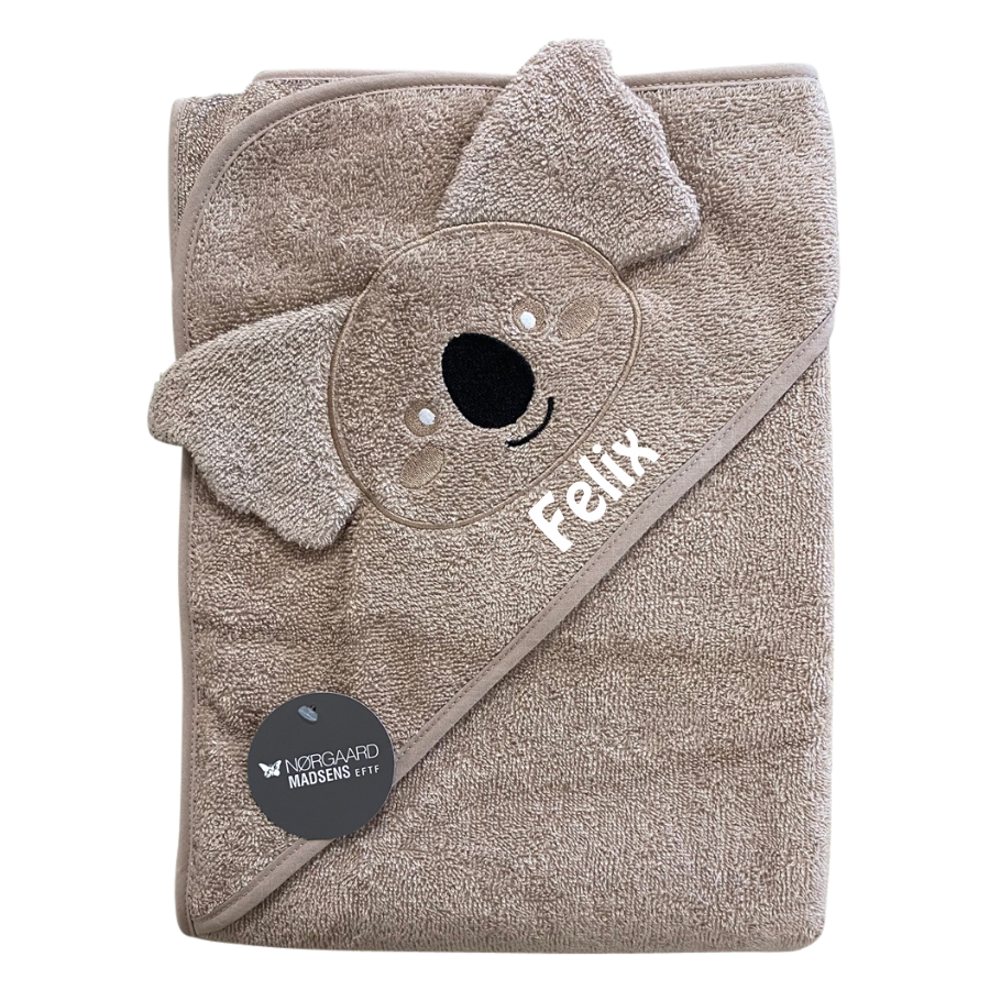 Badeslag i frotte - Koala -75 x 75 cm-med/uden navn