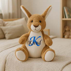 Personlig Knguro bamse, Med navn