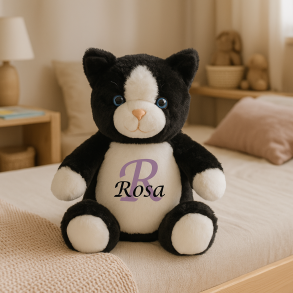 Personlig Kat bamse, Med navn