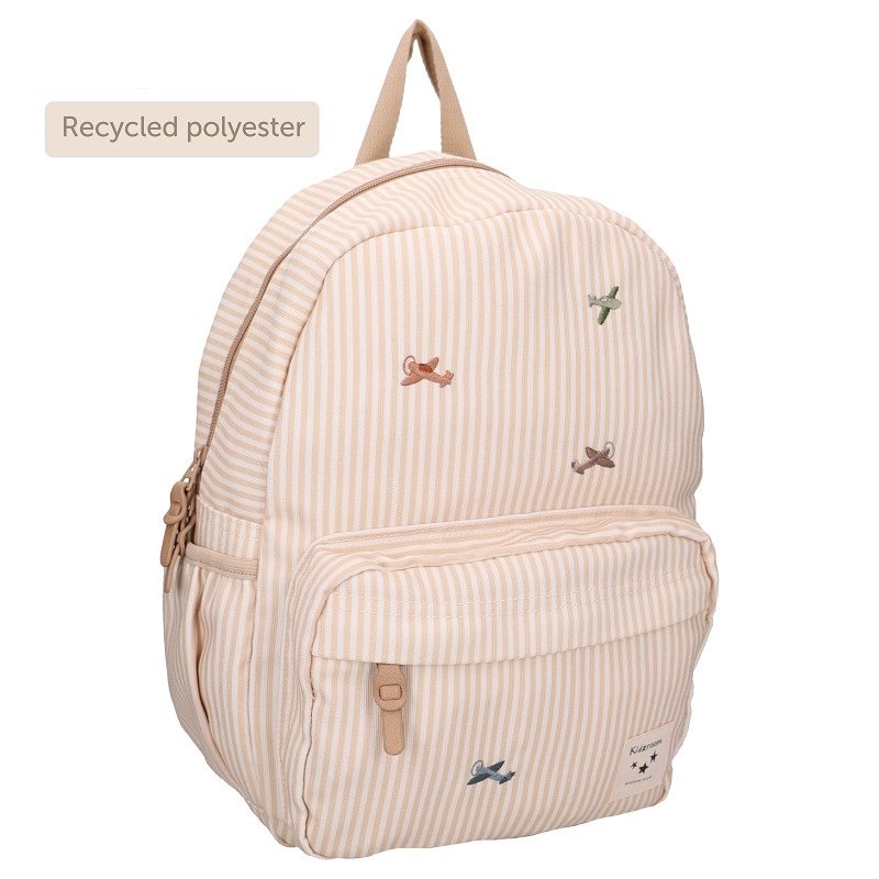 Beige b�rnerygs�k med flyprint