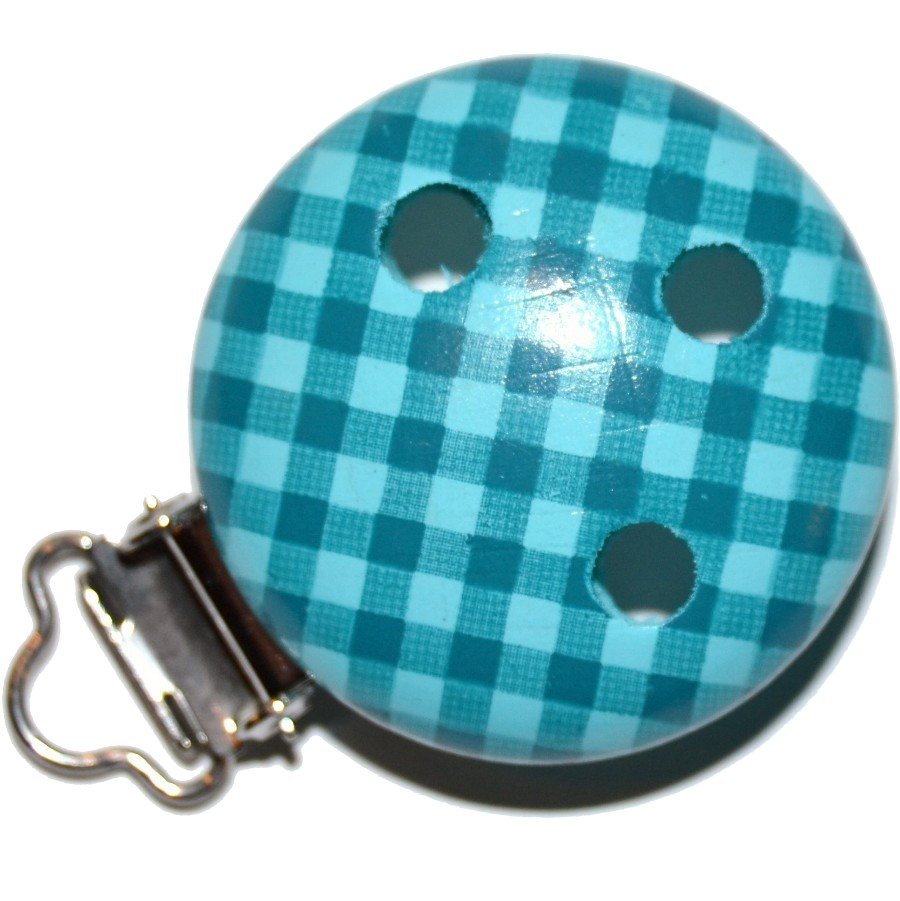 Tr�clips med motiver Turkis med petroleum tern