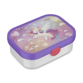 Mepal campus madkasse med navn - Unicorn Glow