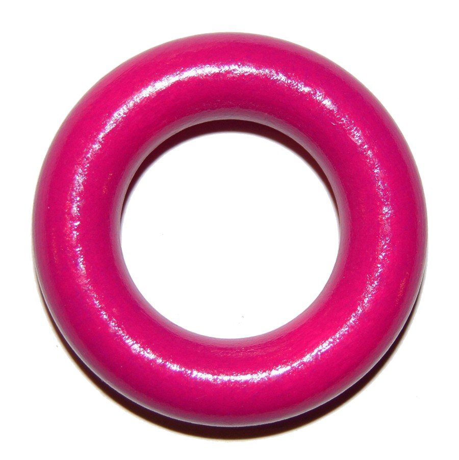 35 mm tr�ringe uden huller M�rk pink