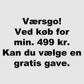 Gratis gave ved kb for min. 499 kr.