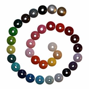 20 stk. - 10 mm linse trperler