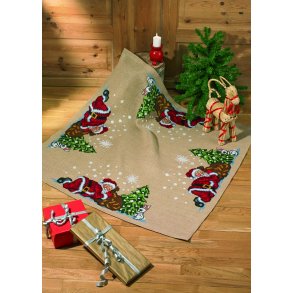 Broderikit - Juletr�st�ppe - Nissen sover - 115 cm
