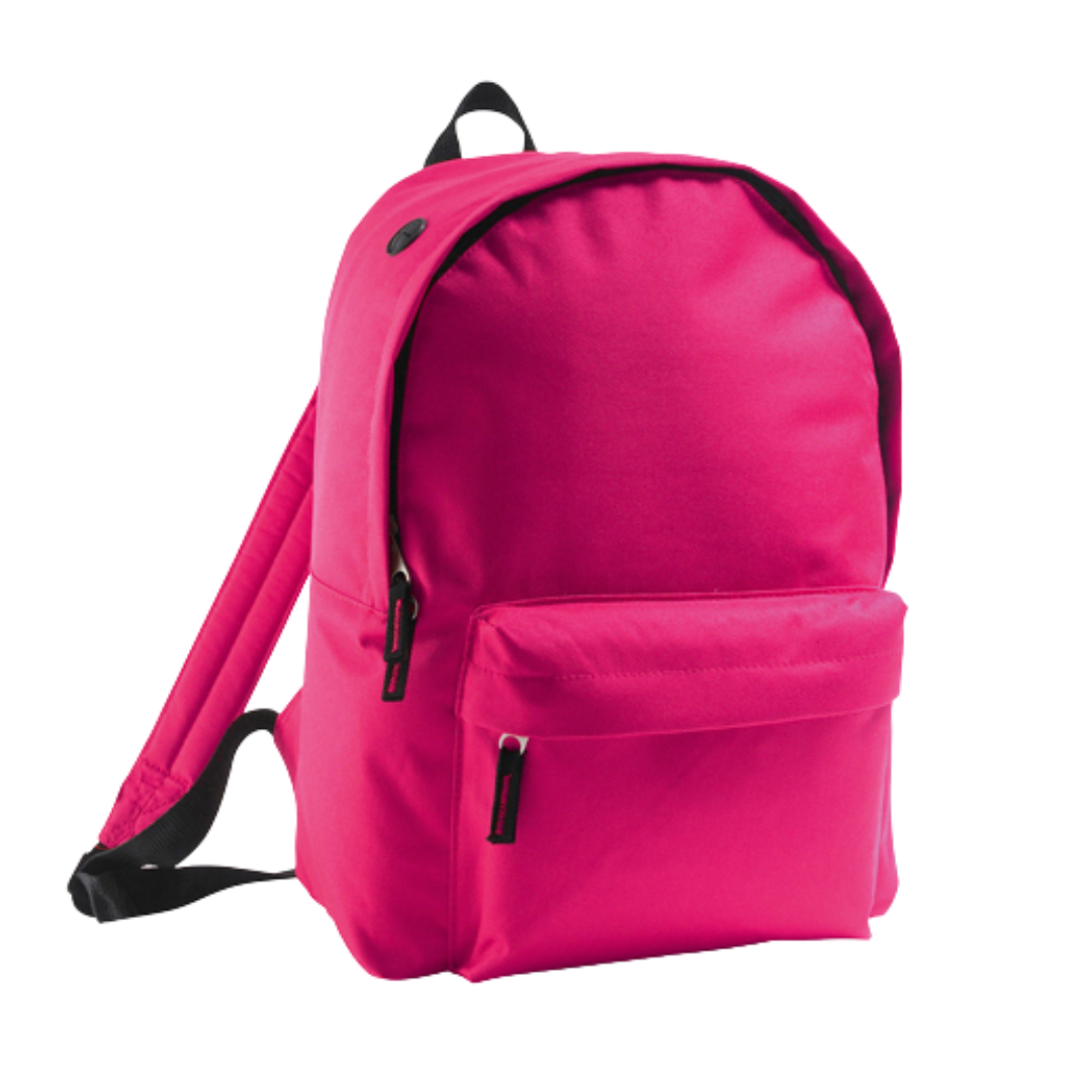 Junior Rygsk med/uden navn - Fuchsia