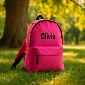 Junior Rygsk med/uden navn - Fuchsia