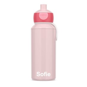 Drikkedunk med navn - Pink