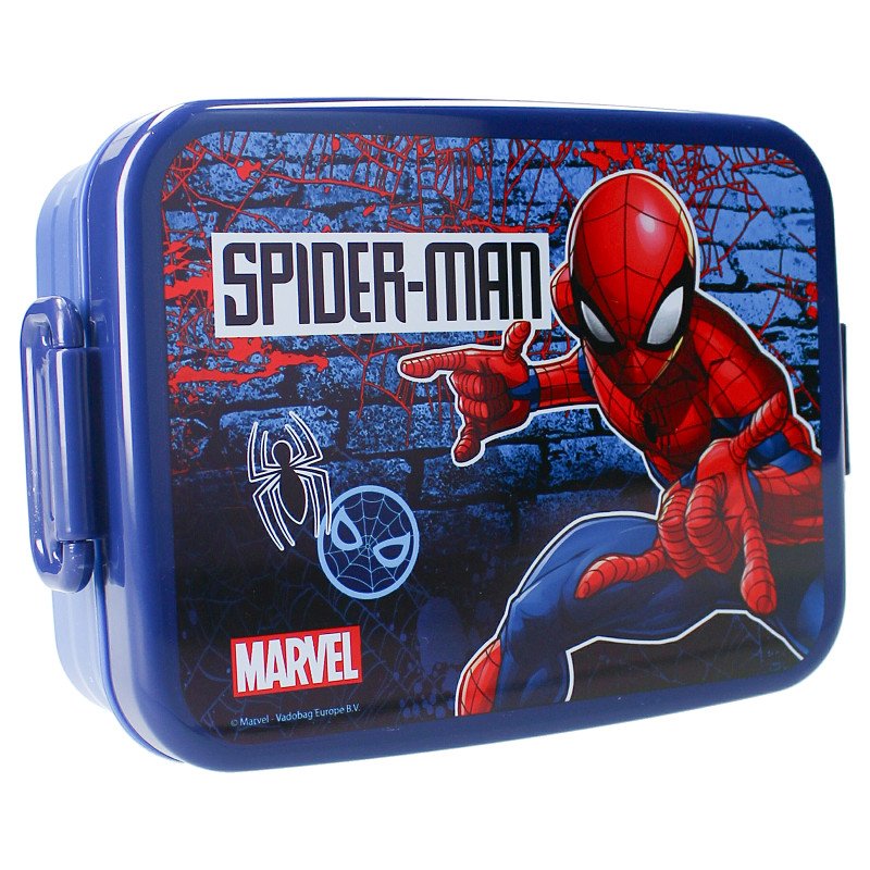 Madkasse med navn - Spiderman