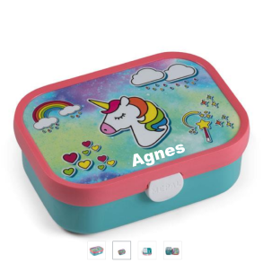 Mepal campus madkasse med navn - Unicorn