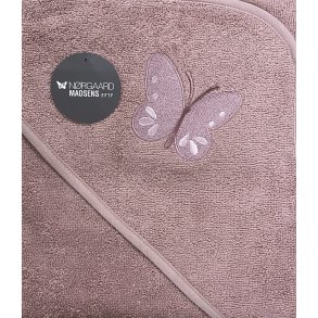 Badeslag i frotte - Sommerfugl -75 x 75 cm-med/uden navn