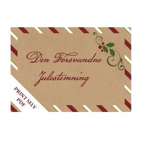 Den Forsvundne Julestemning, Julekalender med nissebreve, 3-5 r, Print Selv PDF