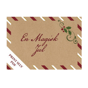En Magisk Jul, Julekalender med nissebreve, 3-12 r, Print Selv PDF