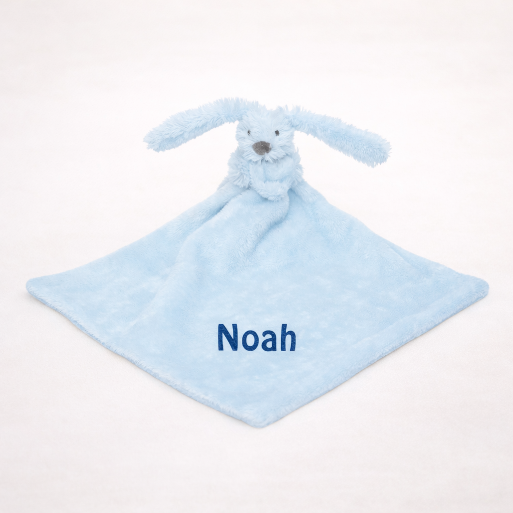 Stor nusseklud, Kaninen Richie, bl� - med/uden navn