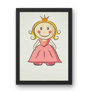  Plakat A4 - Lyserd prinsesse