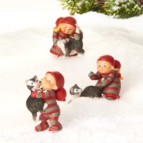 3 stk Pobra babynisser med katte