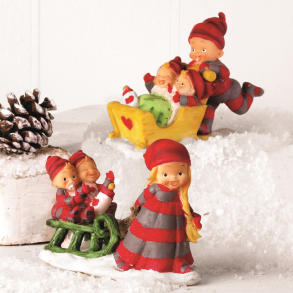 2 stk Pobra babynisser med slde og kane