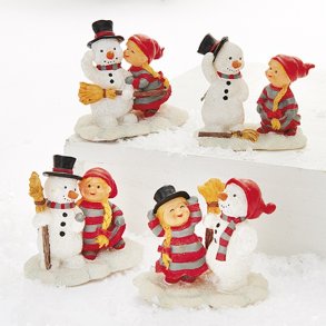 4 stk Pobra baby nissepiger med snemnd