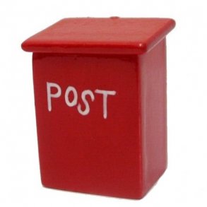 Postkasse i tr - Miniature