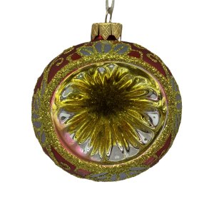 Julekugle-Rd reflektorkugle