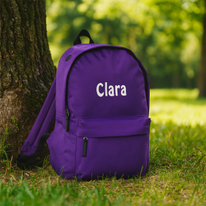 Junior Rygsk med/uden navn - Lilla