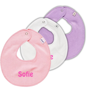 3 stk. Savlesm�kke Runde-Ass. Pigefarver-med/uden navn