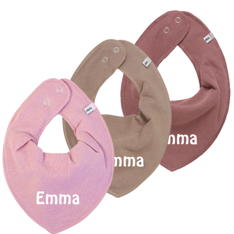3 stk. Savlesm�kke Bandana - Ass. Pigefarve