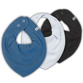 3 stk. Savlesmkke Bandana-Ass. Drengefarver